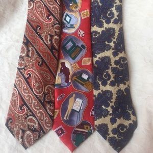 Vintage 100% polyester men tie